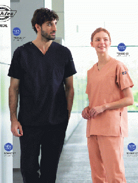 17-7033SC　スクラブ　Dickies　(男女兼用)(35%OFF)